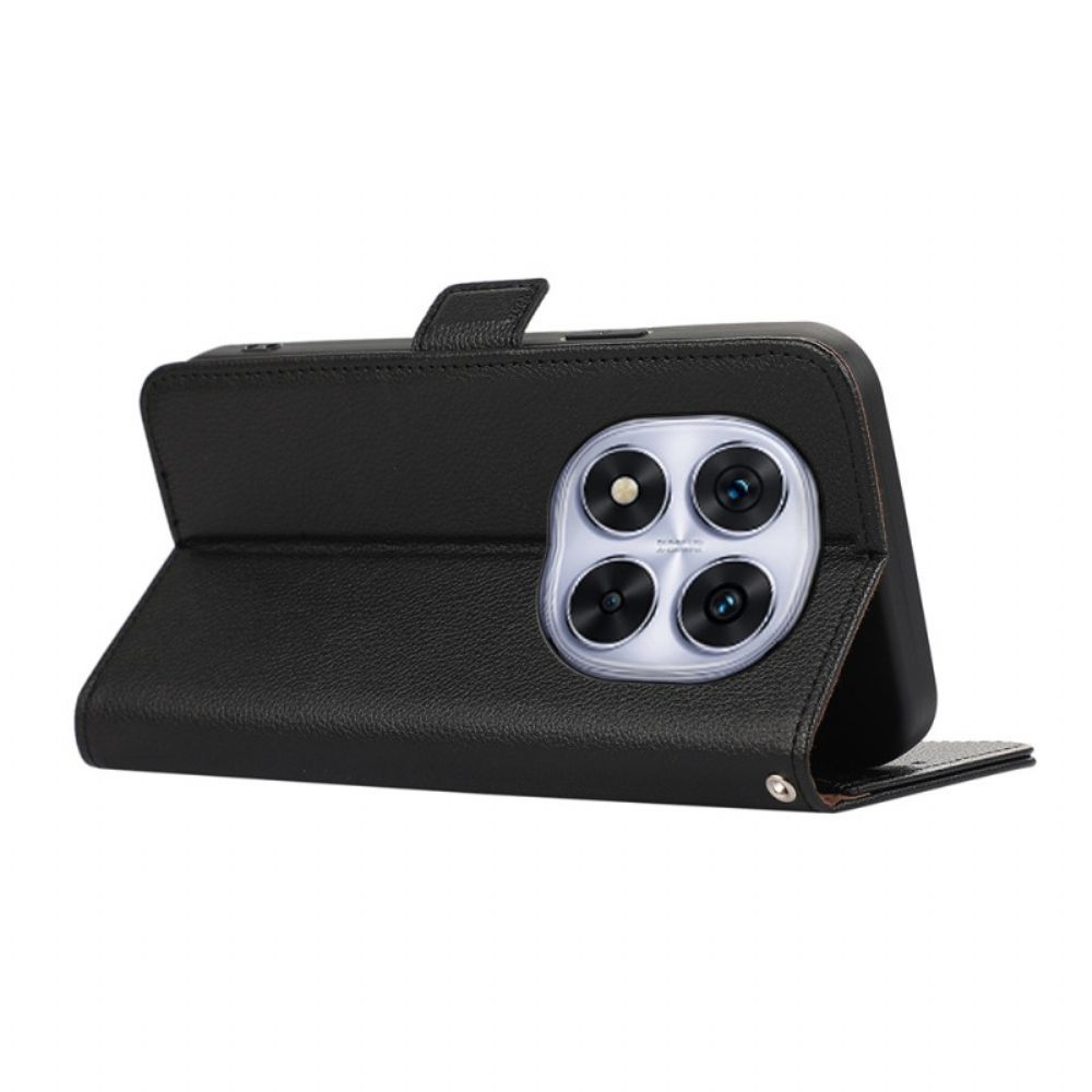 Hoesje Xiaomi Redmi Note 14 Pro 4g Abeel-leer Effect