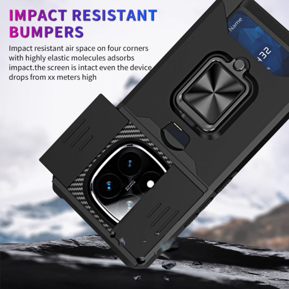 Hoesje Xiaomi Redmi Note 14 Pro 4g Lensbeschermer En Kaarthouder