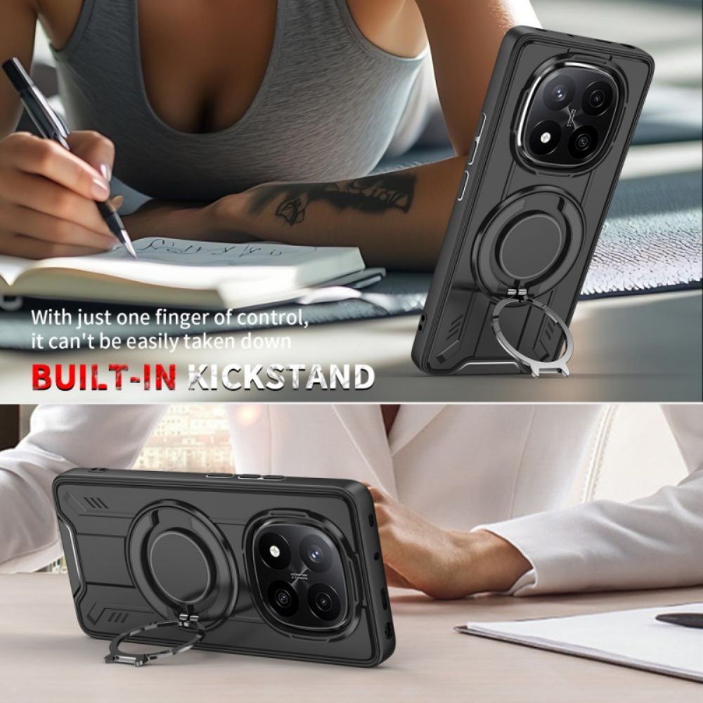 Hoesje Xiaomi Redmi Note 14 Pro 4g Magsafe-compatibel Met Draaibare Standaard