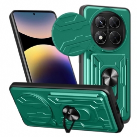 Hoesje Xiaomi Redmi Note 14 Pro 4g Ultra-resistent Met Standaard En Lensbeschermer