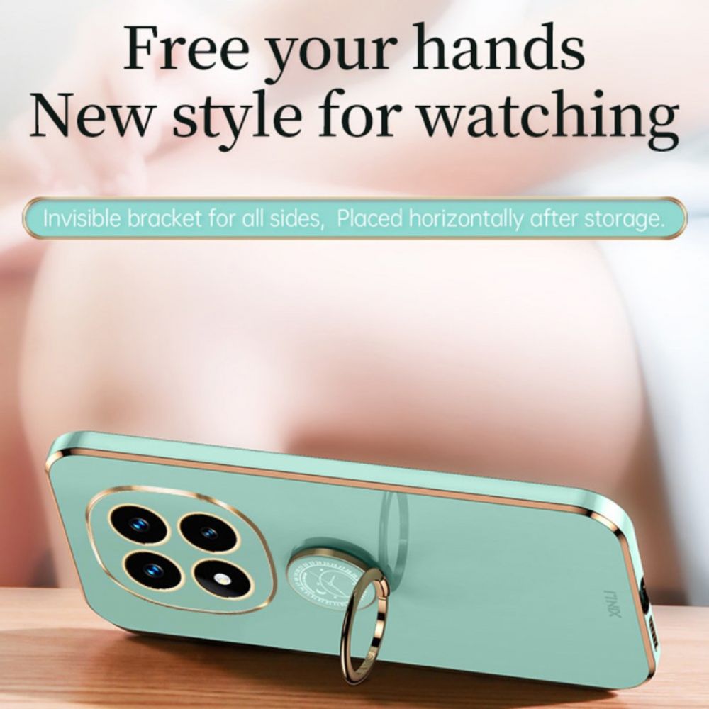 Hoesje Xiaomi Redmi Note 14 Pro 4g Xinli Ringhouder Bescherming Hoesje