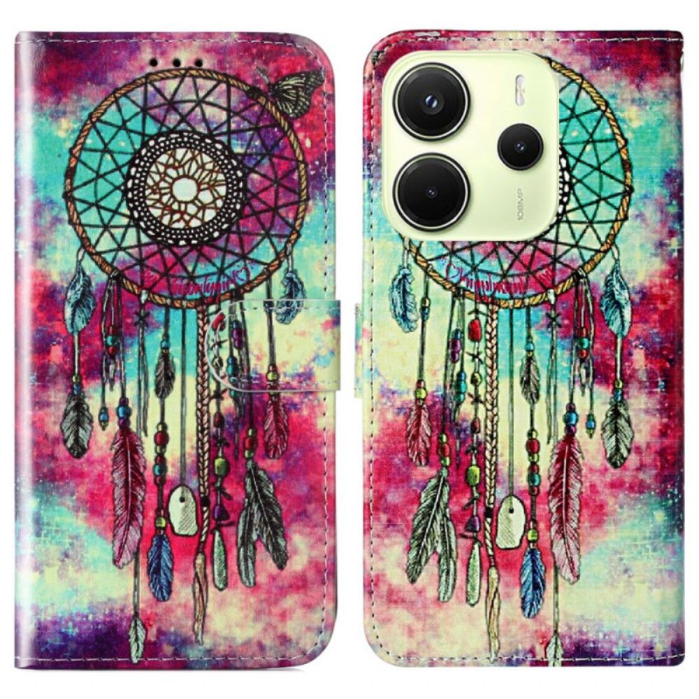 Leren Hoesje Voor Xiaomi Redmi Note 14 Pro 4g Dromenvanger