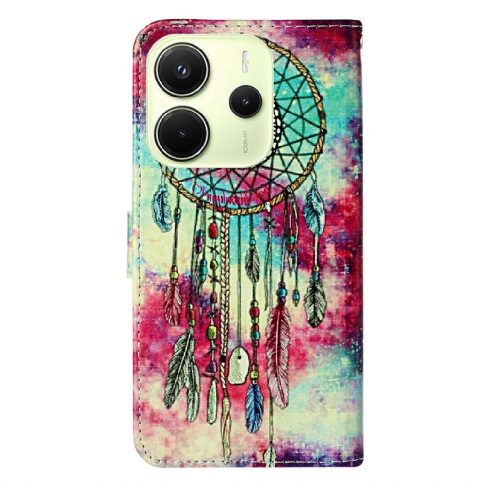 Leren Hoesje Voor Xiaomi Redmi Note 14 Pro 4g Dromenvanger