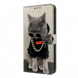 Leren Hoesje Voor Xiaomi Redmi Note 14 Pro 4g Yo-kat