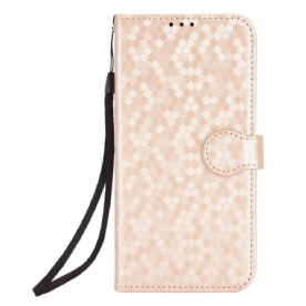 Leren Hoesje Xiaomi Redmi Note 14 Pro 4g Glanzende Gewichten