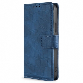 Leren Hoesje Xiaomi Redmi Note 14 Pro 4g Krokodillenstijl Bescherming Hoesje