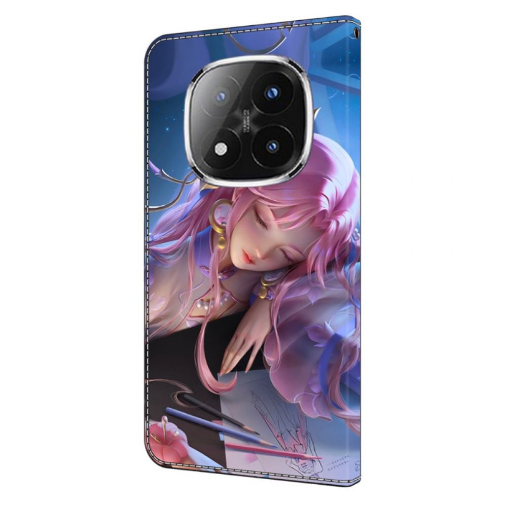 Leren Hoesje Xiaomi Redmi Note 14 Pro 4g Sprookje