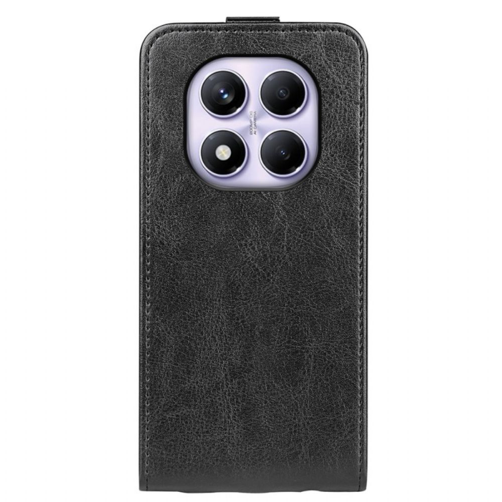 Leren Hoesje Xiaomi Redmi Note 14 Pro 4g Verticale Klep Bescherming Hoesje