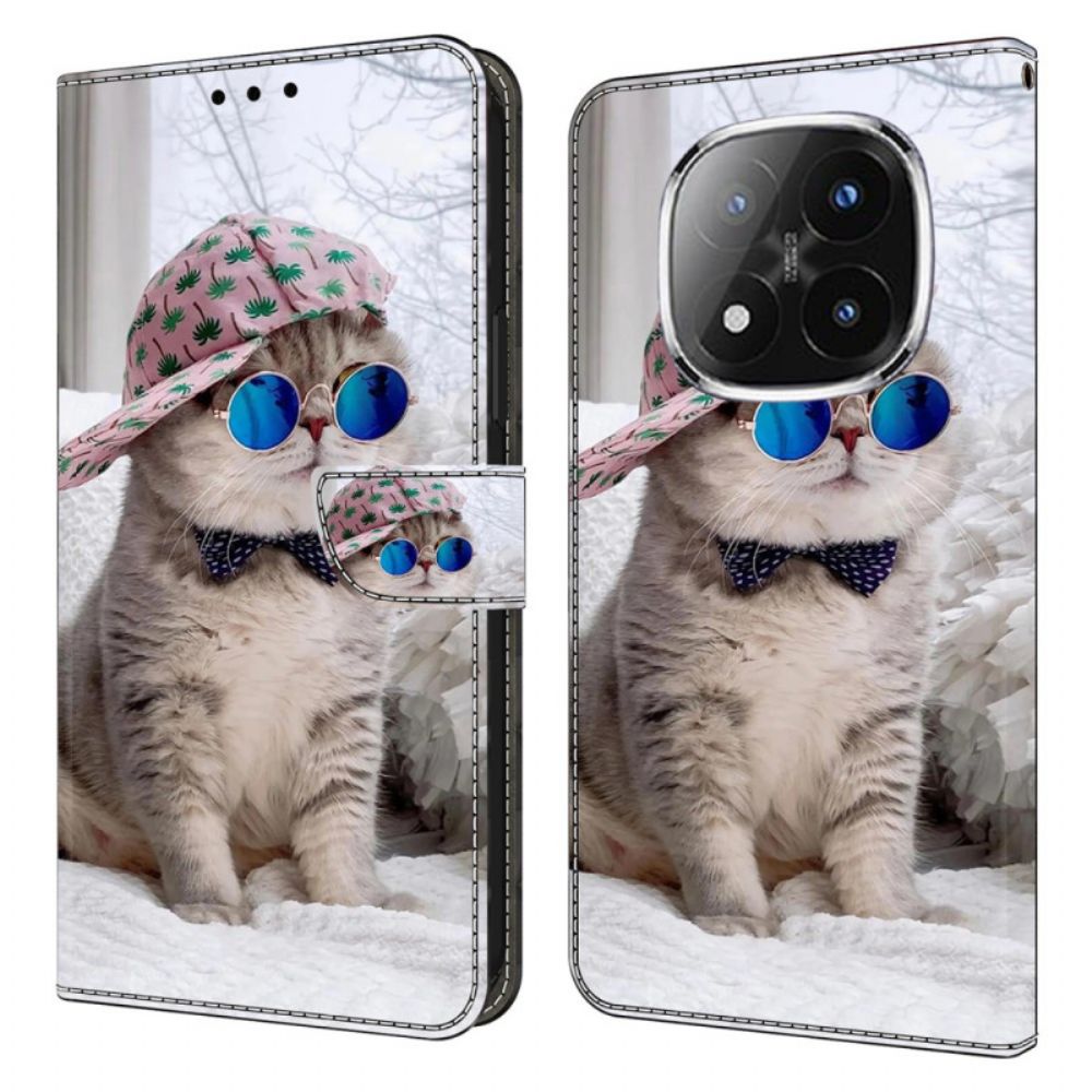 Leren Hoesje Xiaomi Redmi Note 14 Pro 4g Yo-kat