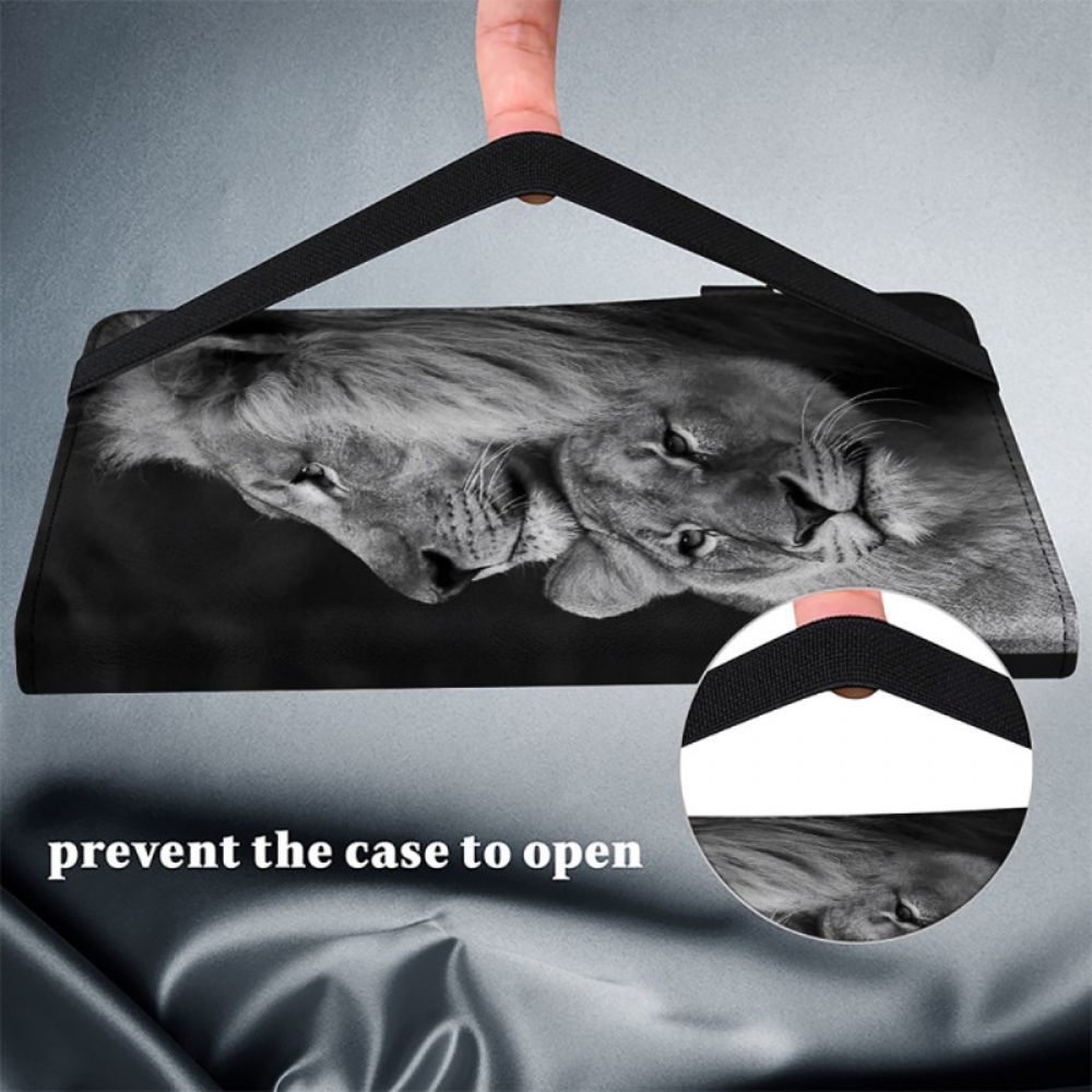 Hoesje Case Samsung Galaxy Tab S10 Ultra Leeuwenpaar