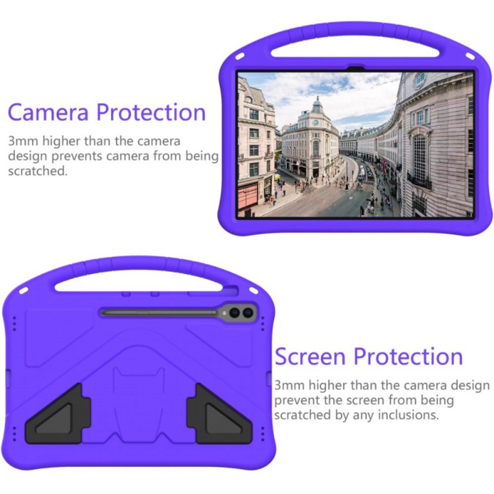 Hoesje Samsung Galaxy Tab S10 Ultra Handvat En Standaard Bescherming Hoesje