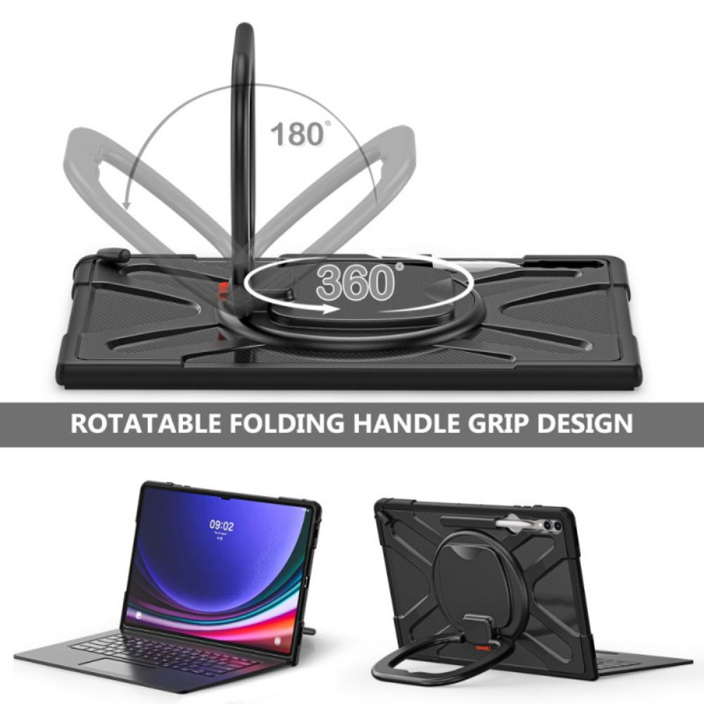 Hoesje Samsung Galaxy Tab S10 Ultra X910 Standaard En Grip Bescherming Hoesje