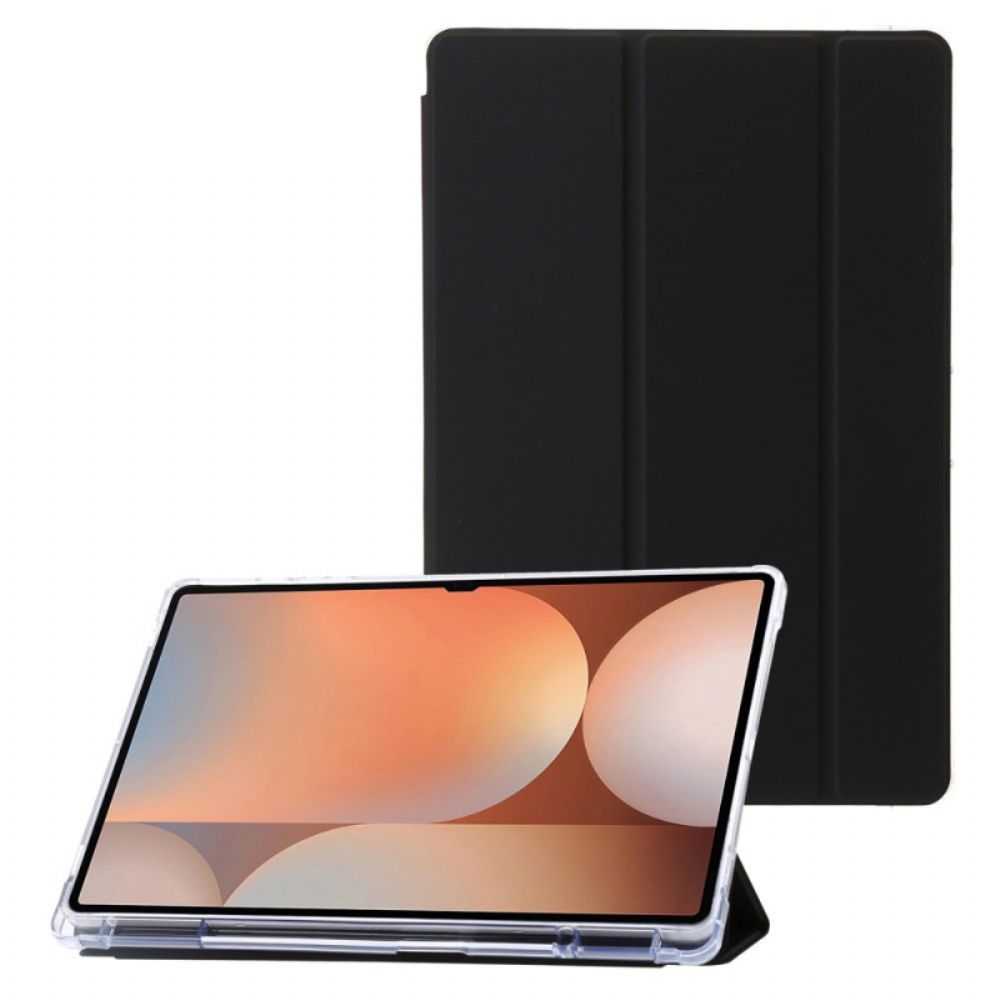 Samsung Galaxy Tab S10 Ultra Drievoudig Opvouwbaar En Transparante Achterkant