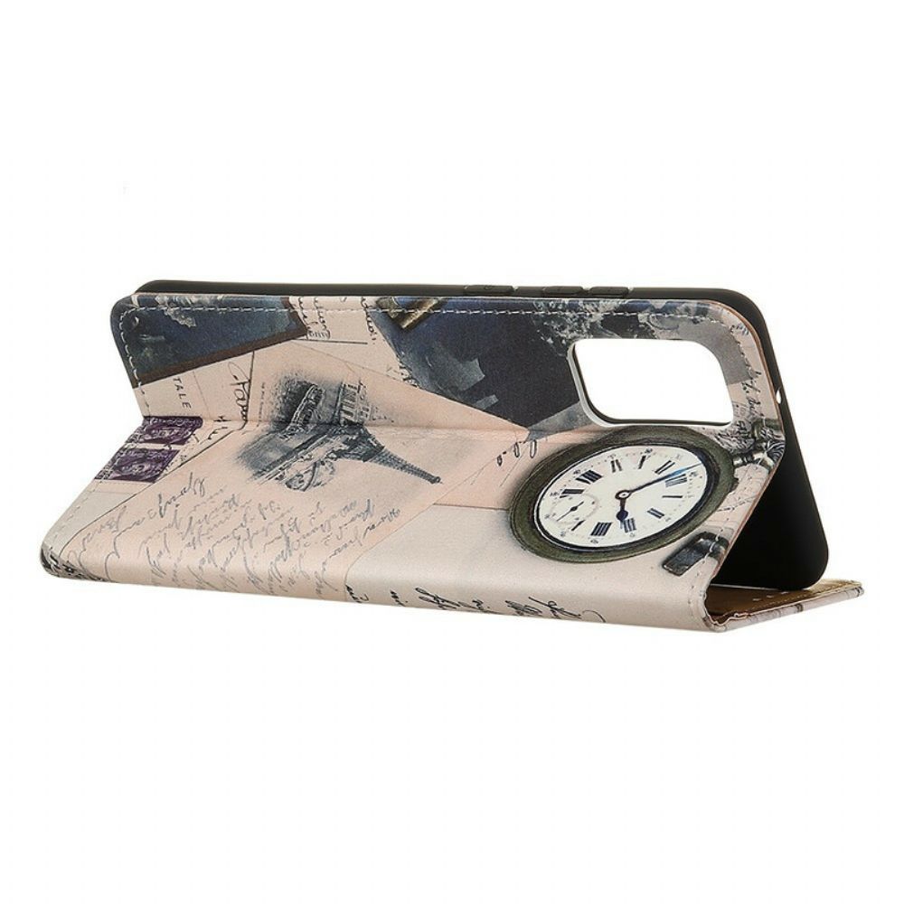Flip Case voor Samsung Galaxy A52 4G / A52 5G / A52s 5G Eiffeltoren Van De Dichter