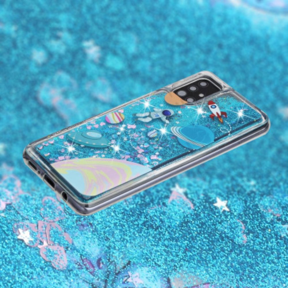 Hoesje voor Samsung Galaxy A52 4G / A52 5G / A52s 5G Glitterruimte