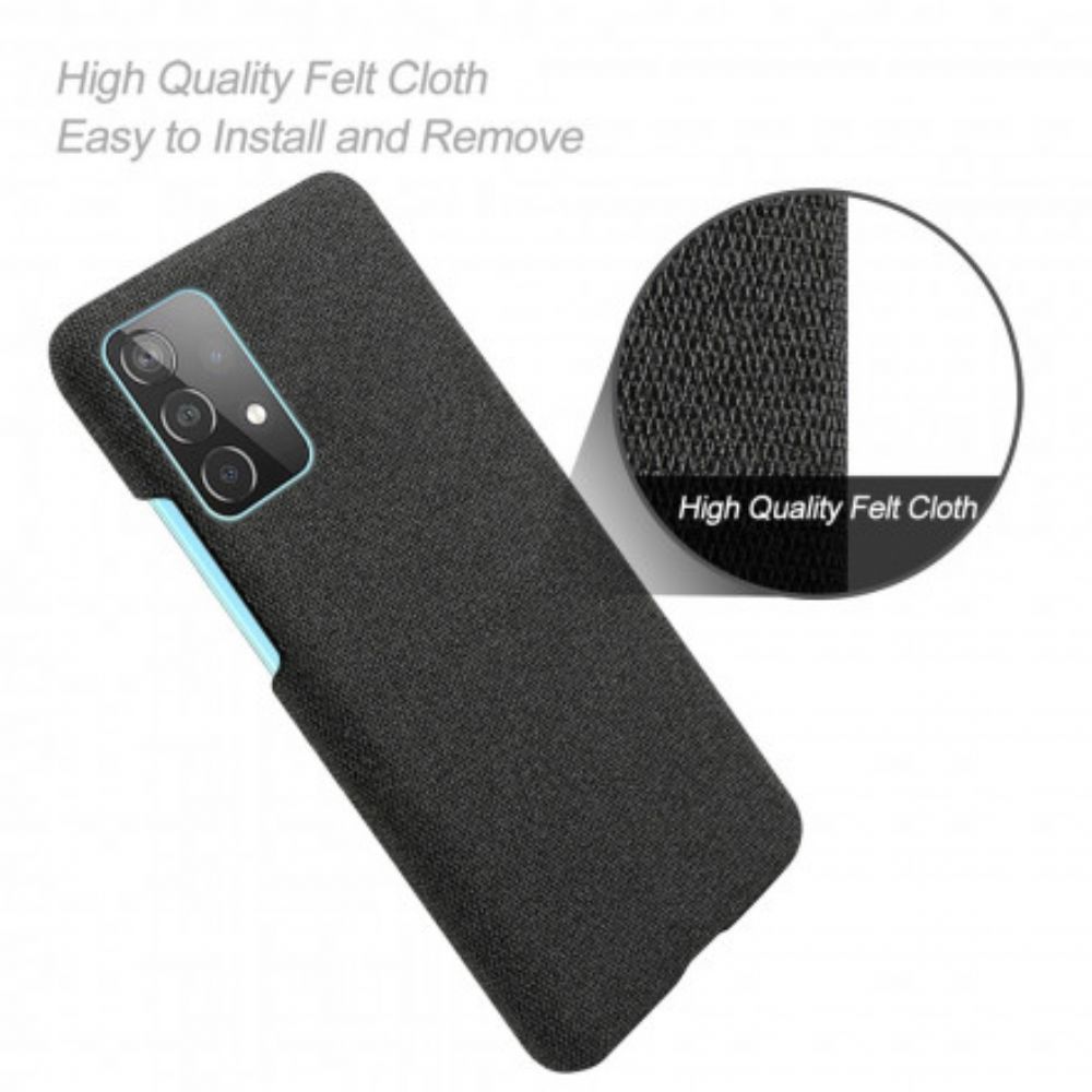 Hoesje voor Samsung Galaxy A52 4G / A52 5G / A52s 5G Ksq Doek Textuur