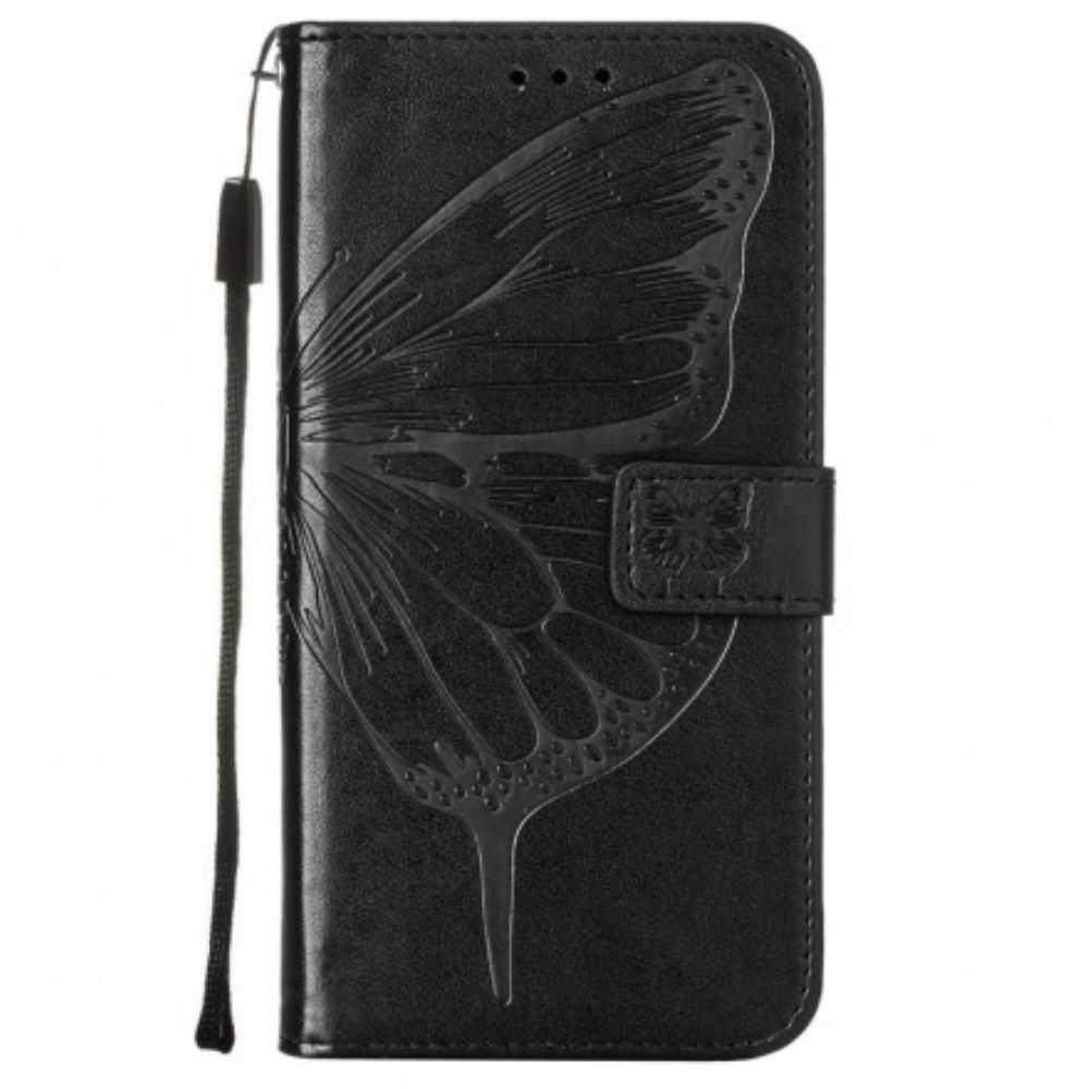 Leren Hoesje voor Samsung Galaxy A52 4G / A52 5G / A52s 5G Vlinderontwerp Met Koord