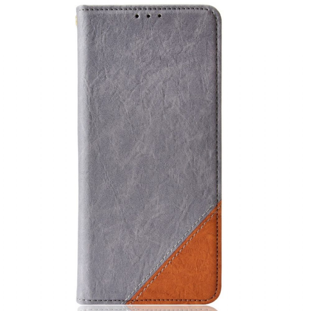 Bescherming Hoesje voor Xiaomi Redmi 10 Folio-hoesje Gekleurde Driehoek