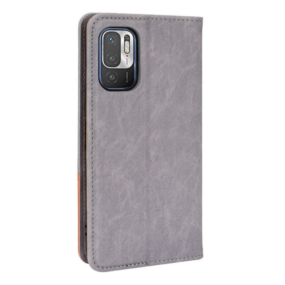 Bescherming Hoesje voor Xiaomi Redmi 10 Folio-hoesje Gekleurde Driehoek