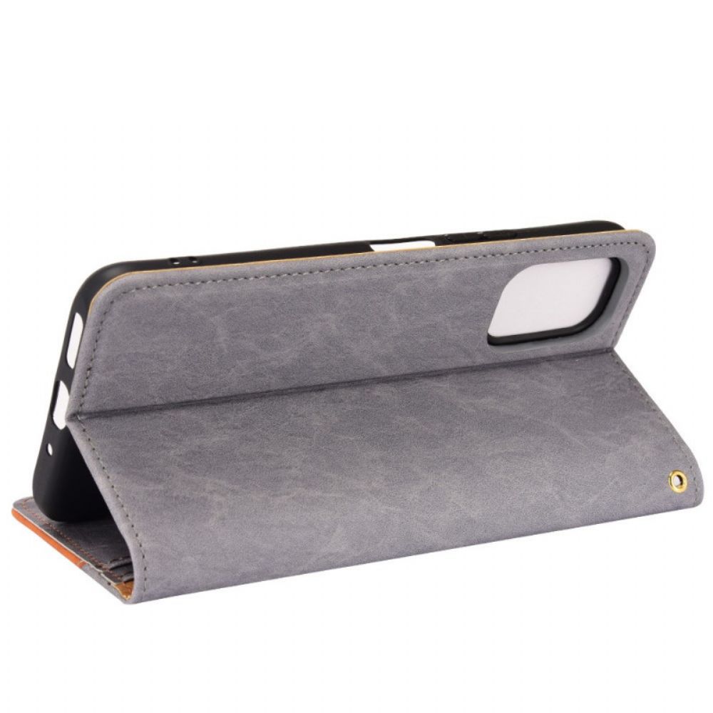 Bescherming Hoesje voor Xiaomi Redmi 10 Folio-hoesje Gekleurde Driehoek