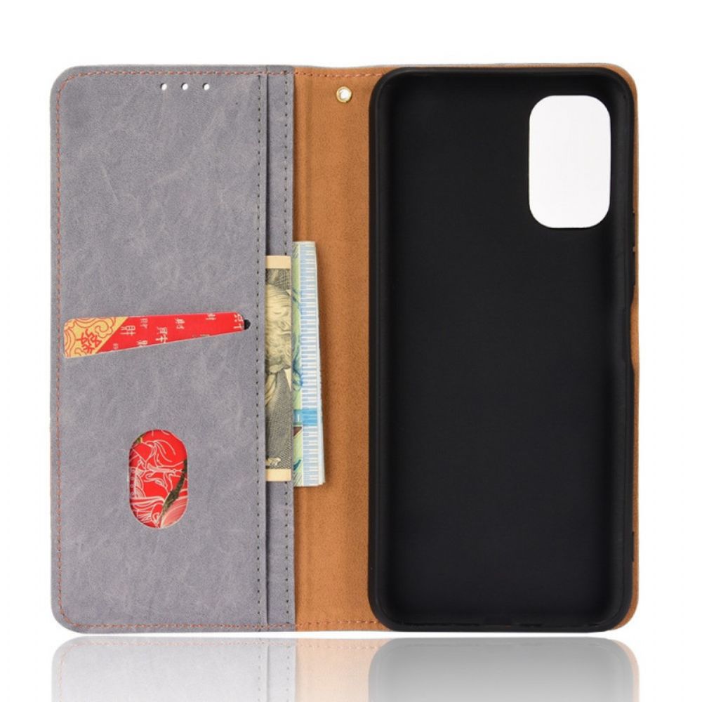 Bescherming Hoesje voor Xiaomi Redmi 10 Folio-hoesje Gekleurde Driehoek