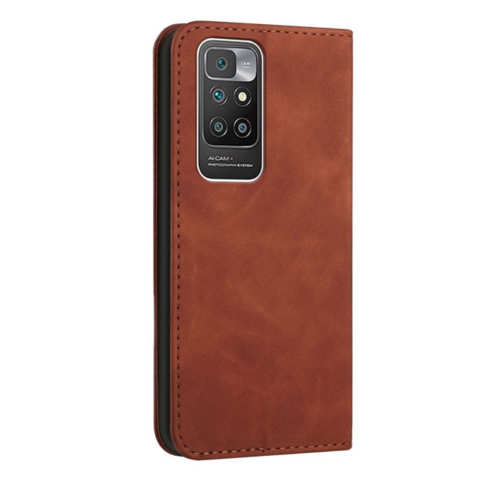 Bescherming Hoesje voor Xiaomi Redmi 10 Folio-hoesje S-design Lederen Stijl