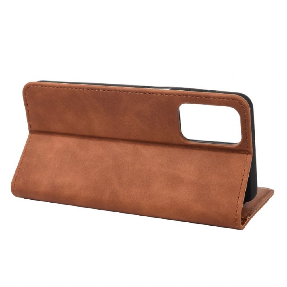 Bescherming Hoesje voor Xiaomi Redmi 10 Folio-hoesje Tweekleurig Zakelijk Leereffect