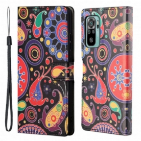 Flip Case voor Xiaomi Redmi 10 Galaxy-ontwerp