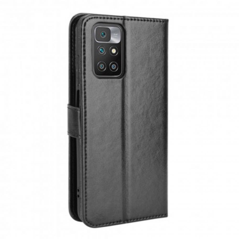 Folio-hoesje voor Xiaomi Redmi 10 Flitsachtig Kunstleer