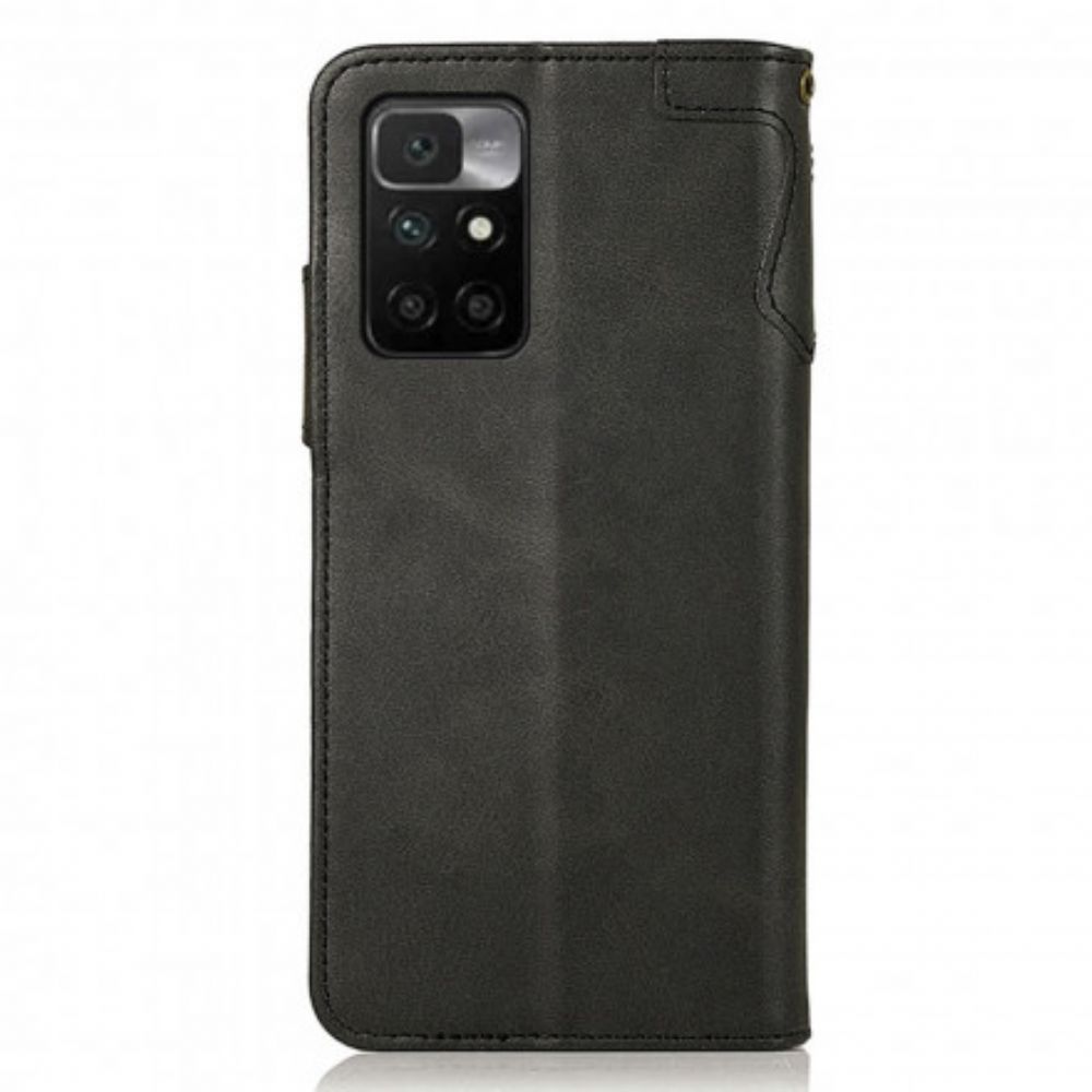 Folio-hoesje voor Xiaomi Redmi 10 Khazneh Magnetische Knop