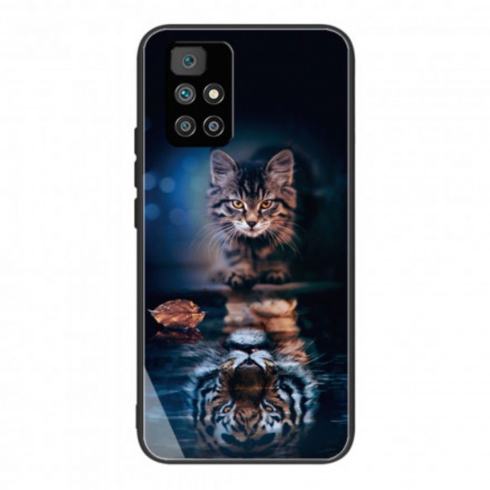 Hoesje voor Xiaomi Redmi 10 Mijn Tijger Gehard Glas