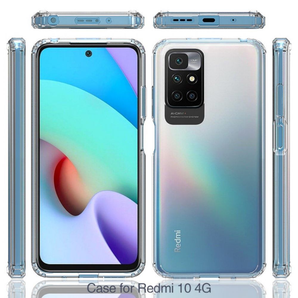 Telefoonhoesje voor Xiaomi Redmi 10 Transparant Kristal