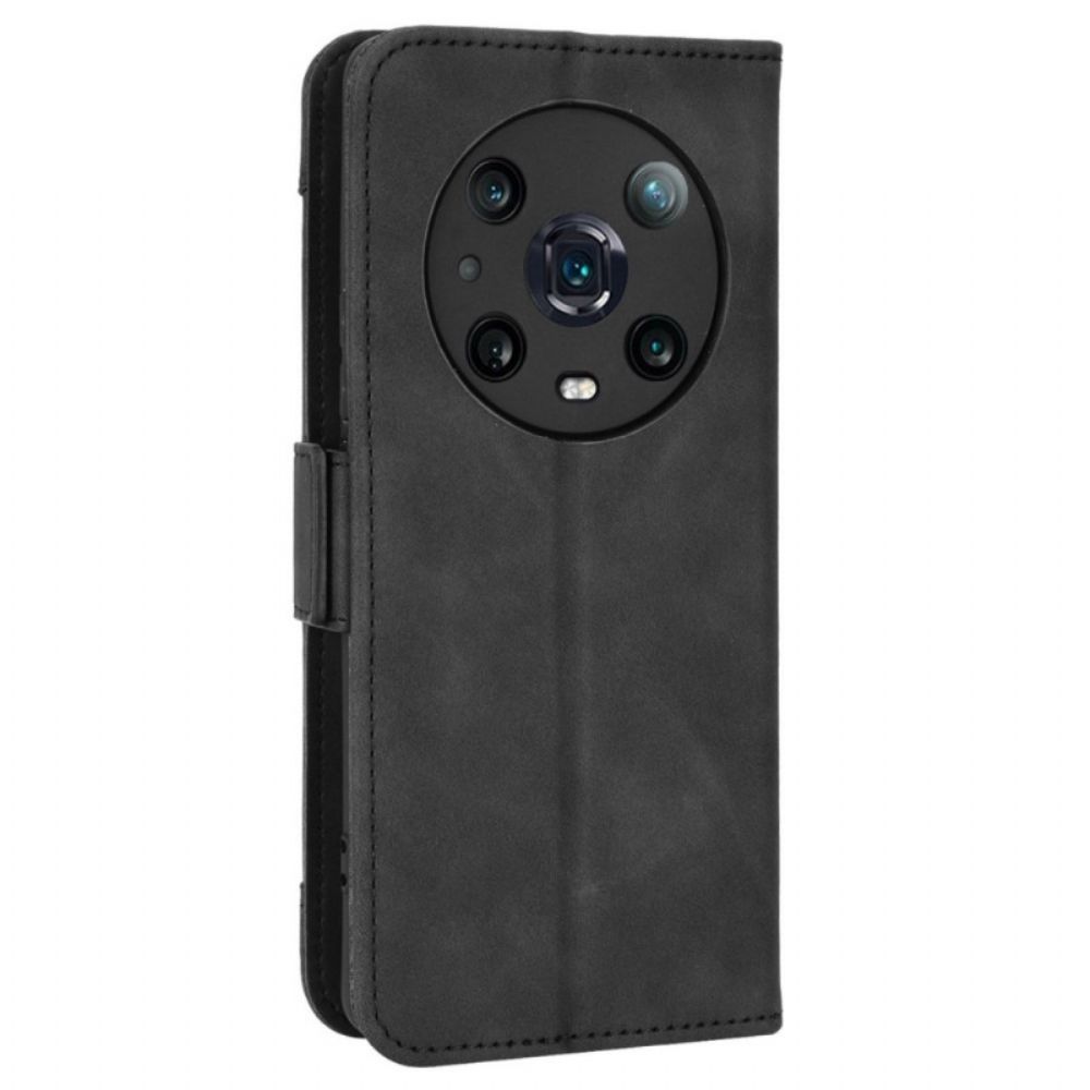 Flip Case voor Honor Magic 4 Pro Eerste Klas Multi-kaart