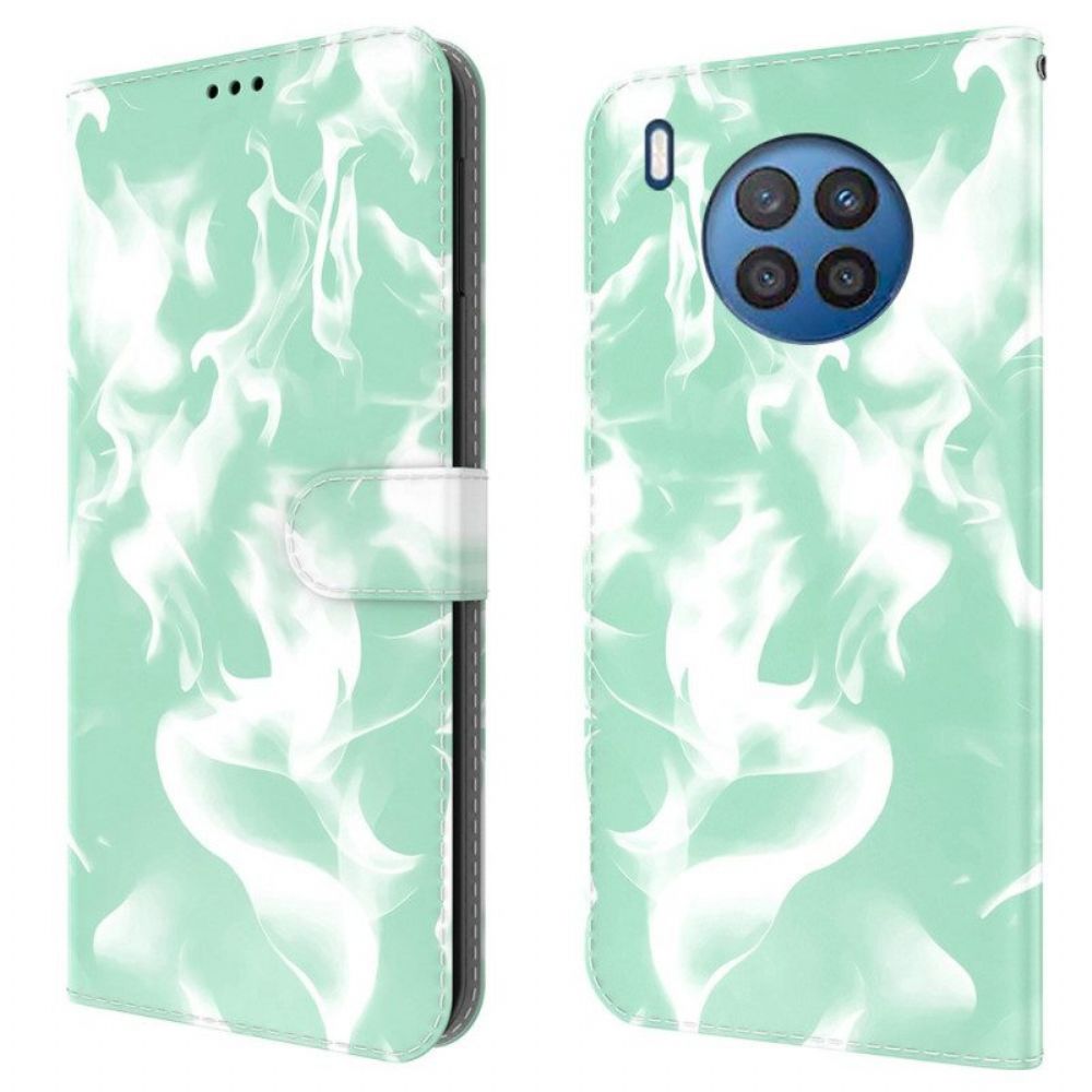 Leren Hoesje voor Honor 50 Lite Pro Rigid Frosted Nillkin