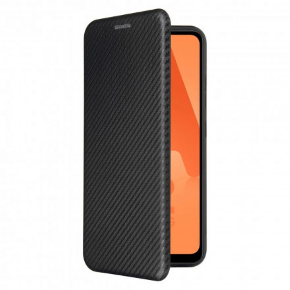 Bescherming Hoesje voor Samsung Galaxy A32 4G Folio-hoesje Koolstofvezel