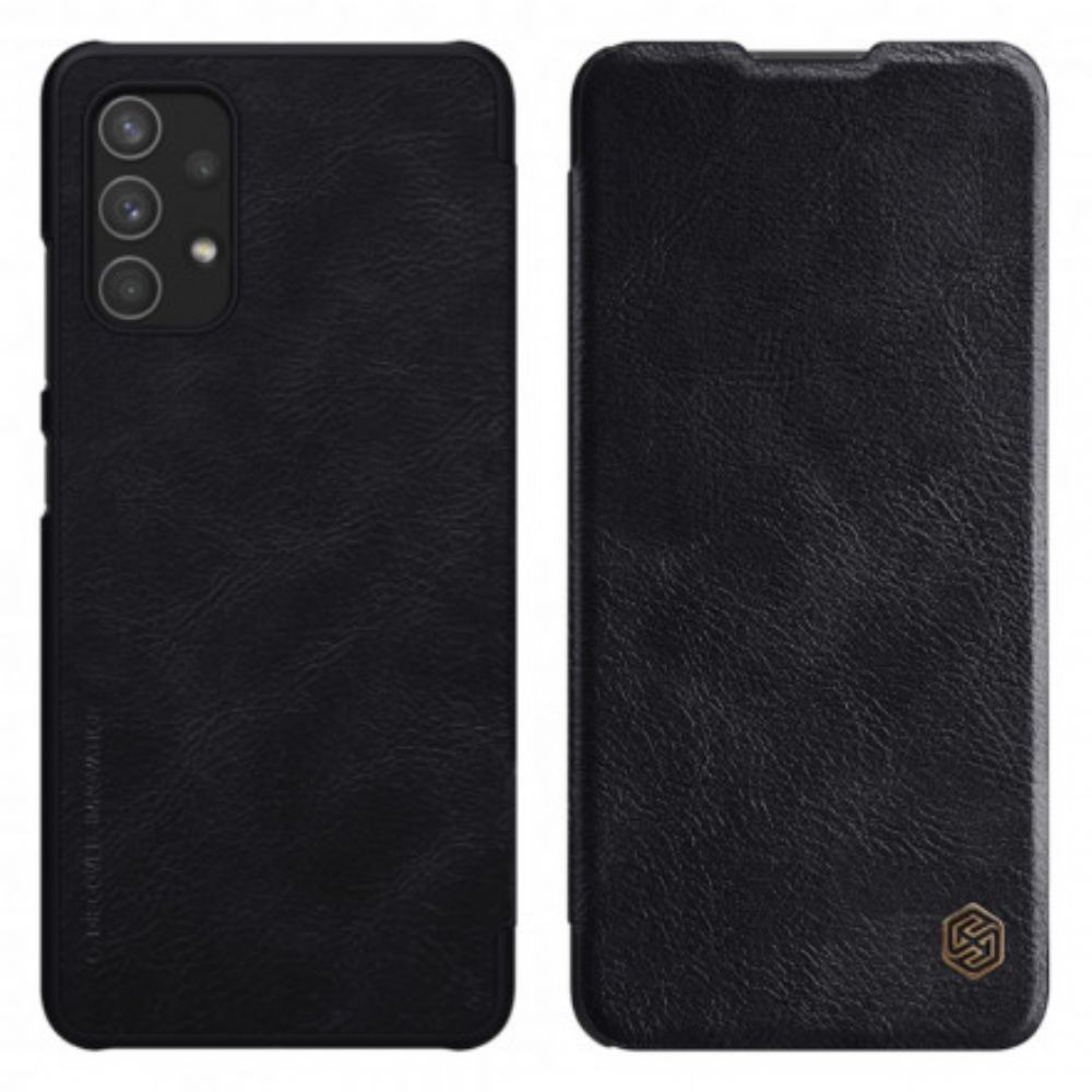 Bescherming Hoesje voor Samsung Galaxy A32 4G Folio-hoesje Nillkin Qin-serie