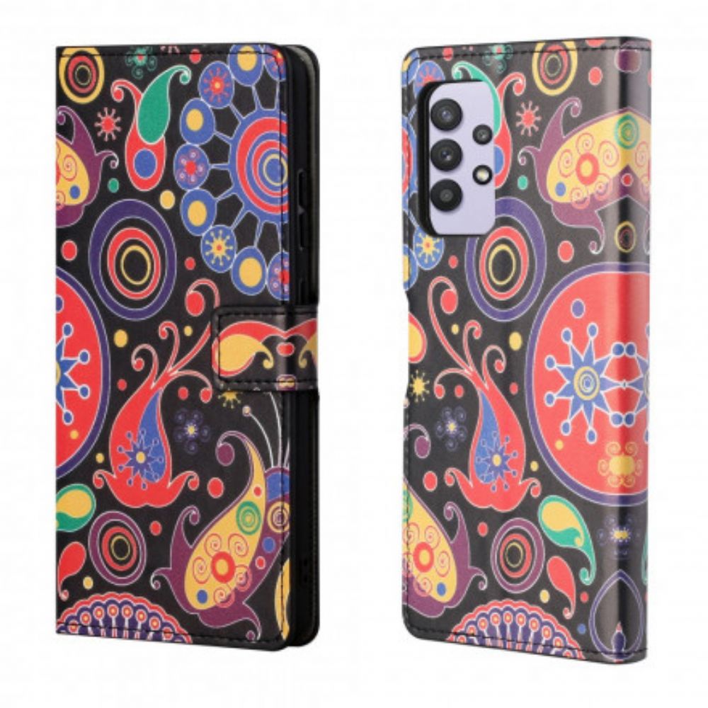 Flip Case voor Samsung Galaxy A32 4G Galaxy-ontwerp