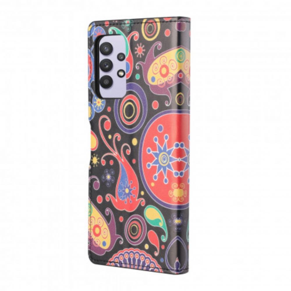 Flip Case voor Samsung Galaxy A32 4G Galaxy-ontwerp