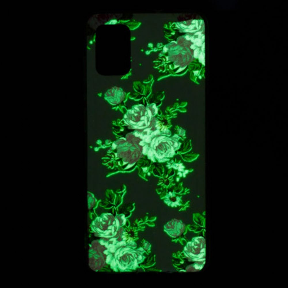 Hoesje voor Samsung Galaxy A32 4G Fluorescerende Vrijheidsbloemen
