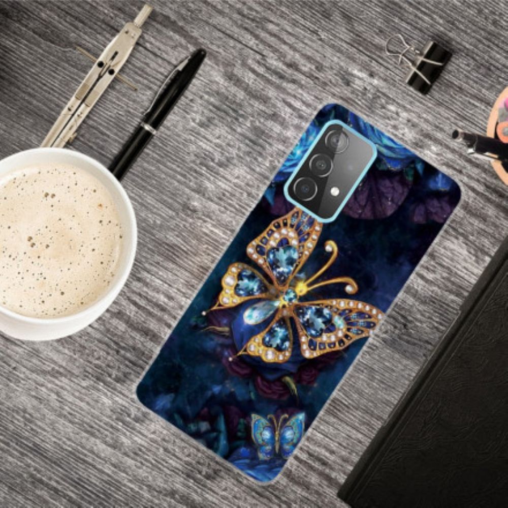 Telefoonhoesje voor Samsung Galaxy A32 4G Luxe Vlinder