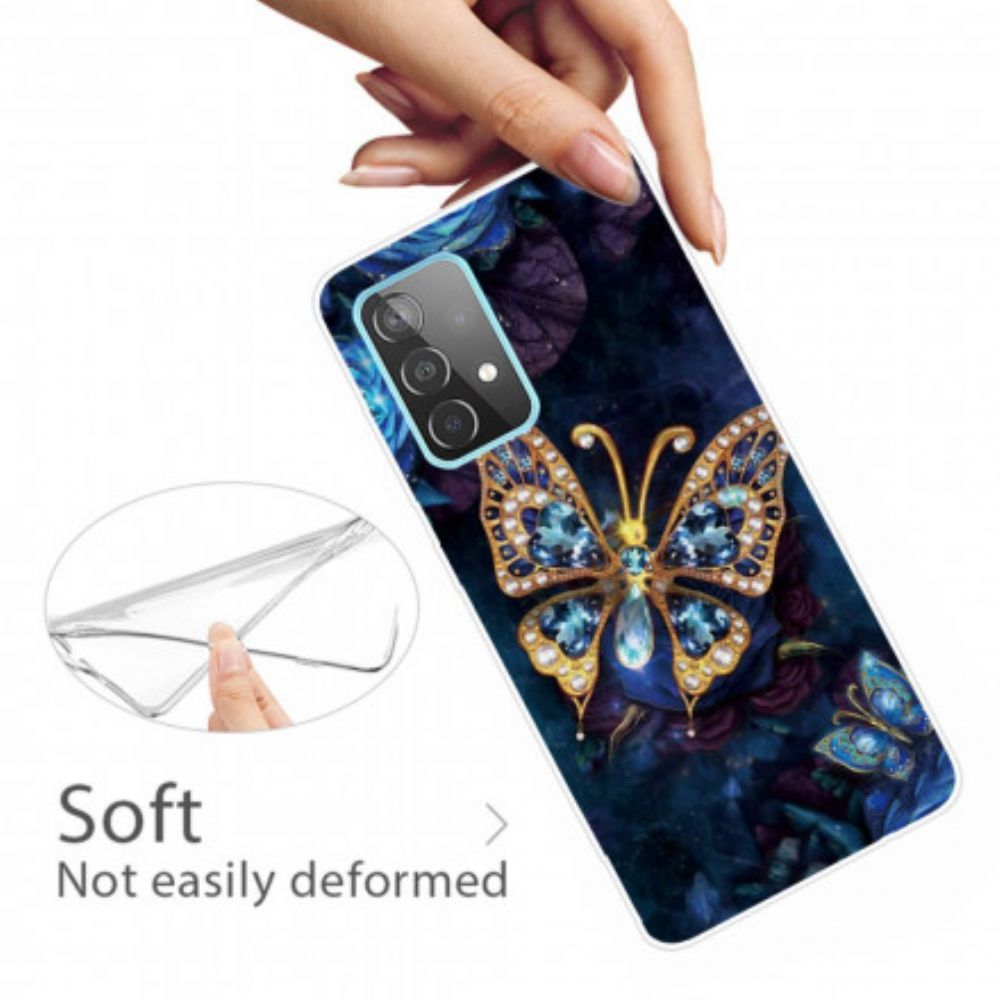 Telefoonhoesje voor Samsung Galaxy A32 4G Luxe Vlinder