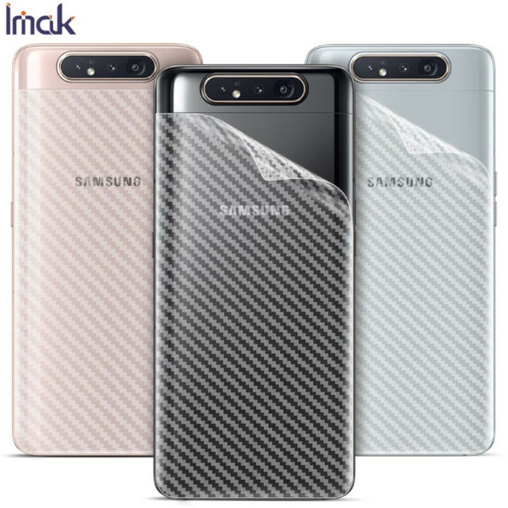 Achterste Beschermfolie Voor Samsung Galaxy A90 / A80 Carbon Style Imak