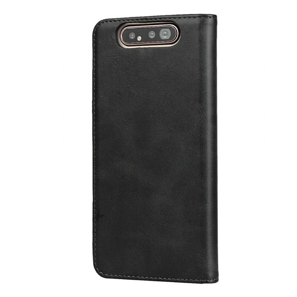 Bescherming Hoesje voor Samsung Galaxy A90 / A80 Folio-hoesje Kunstleer Stiksels