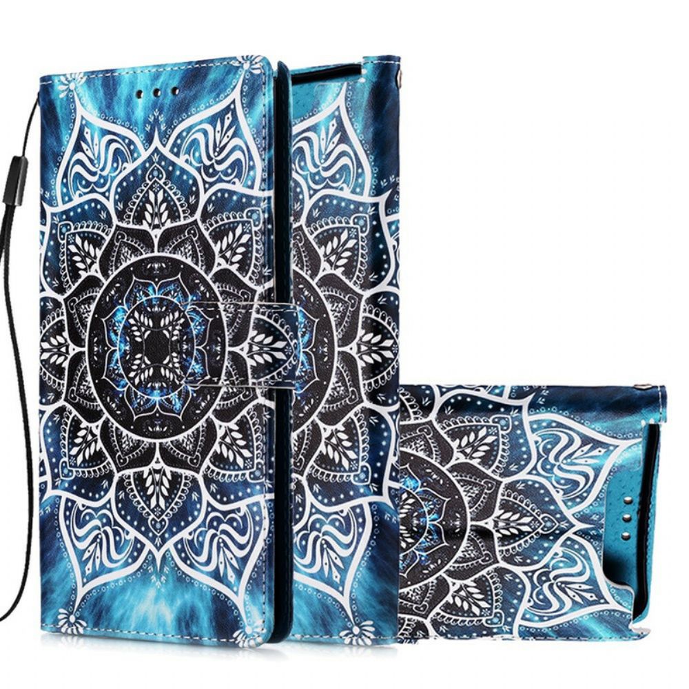 Folio-hoesje voor Samsung Galaxy A90 / A80 Mandala In De Lucht