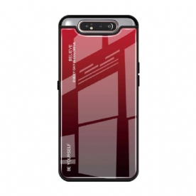 Hoesje voor Samsung Galaxy A90 / A80 Wees Jezelf Van Gehard Glas