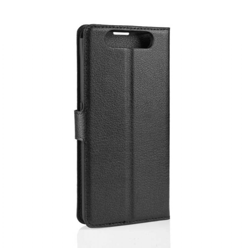 Leren Hoesje voor Samsung Galaxy A90 / A80 Retro Kunstleer
