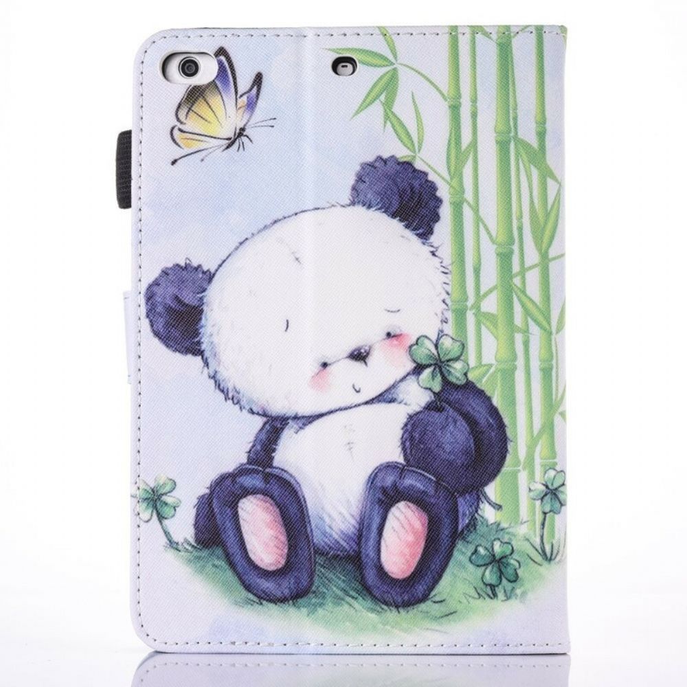 Leren Hoesje voor iPad 9.7" Romantische Panda