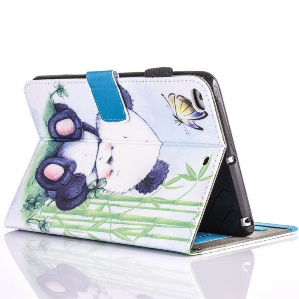 Leren Hoesje voor iPad 9.7" Romantische Panda