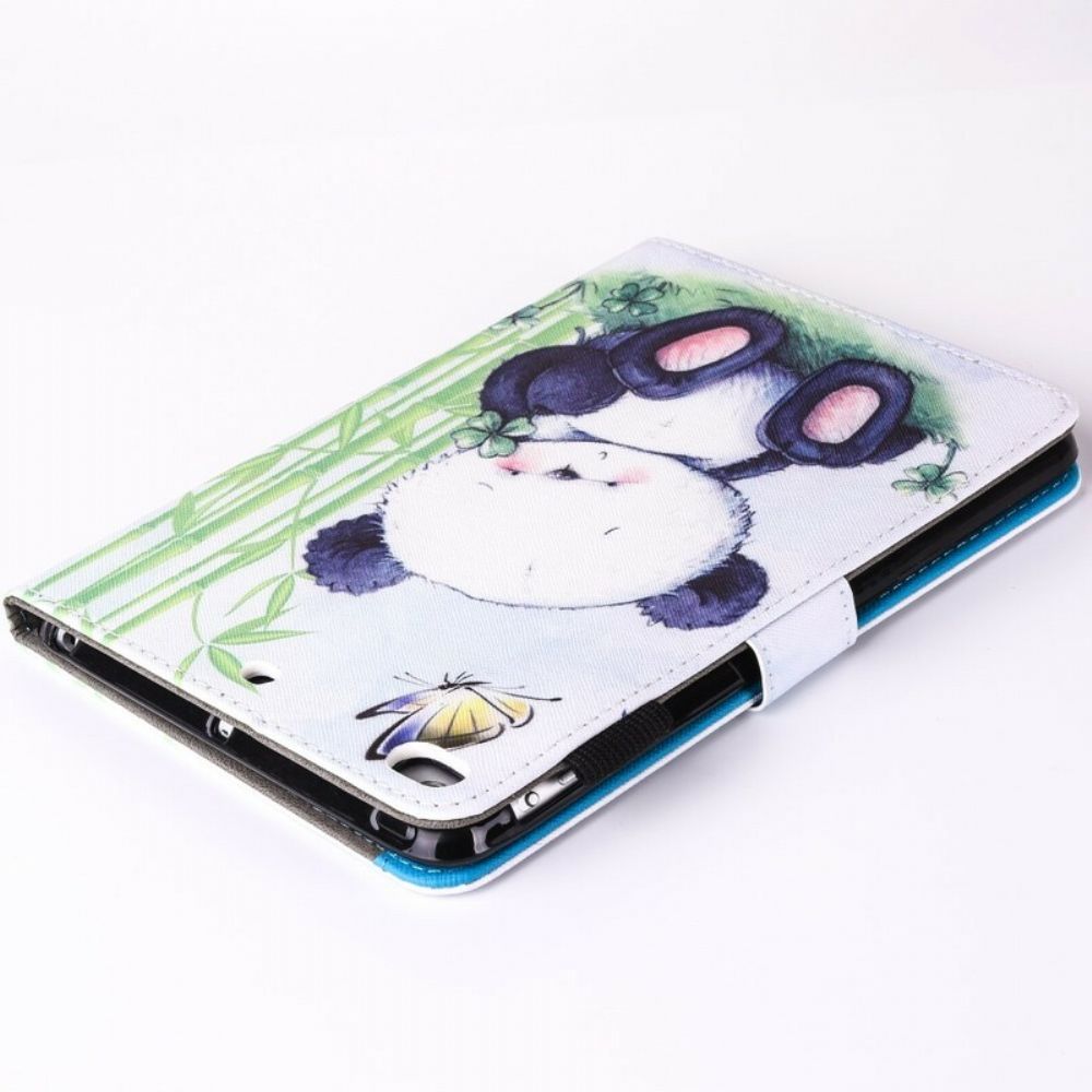 Leren Hoesje voor iPad 9.7" Romantische Panda