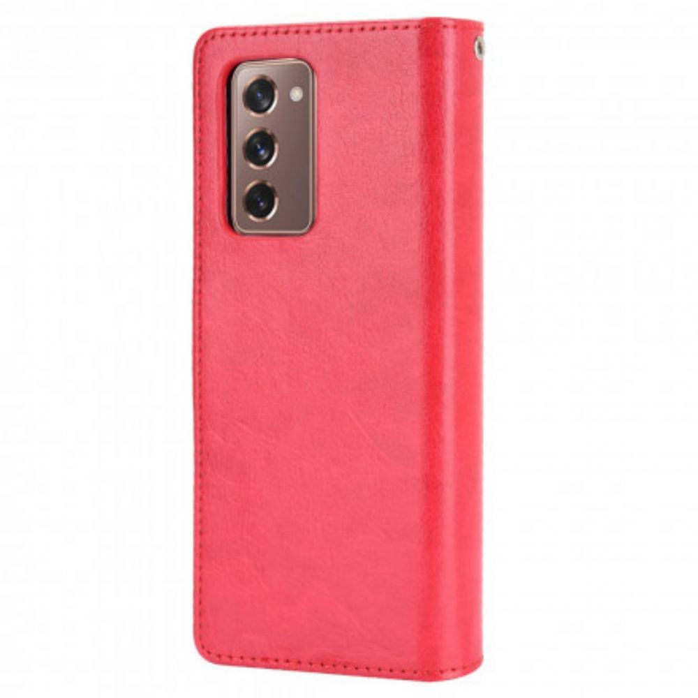 Folio-hoesje voor Samsung Galaxy Z Fold 2 Flitsachtig Kunstleer